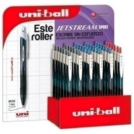 Uni-Ball SXN-150E Bolígrafo Rollerball Jetstream Sport Retráctil 1.0 mm Negro-Rojo-Azul Expositor 36 Ud Precio: 34.68999941. SKU: B1J4R7FGJ5