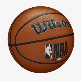 Balón de Baloncesto Wilson Nba Drv Plus Marrón Caucho Plástico (Talla 7)