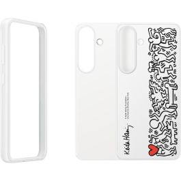 Samsung EF-MS931 Flipsuit Case para Galaxy S25, Funda para móvil 6.2", Protección caídas/rayones, Multicolor y Blanco