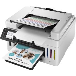 Canon MAXIFY GX6550 Impresora Multifunción 3 en 1 A4, Tinta, LAN, WLAN, Dúplex, DADF, Negro/Blanco