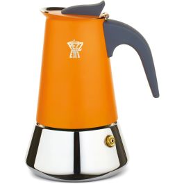 Pezzetti STEELEXPRESS Cafetera Italiana Acero Inoxidable 4 Tazas Apta para Inducción Naranja - PEZ8000743428002 Precio: 32.79000054. SKU: B1AYD6JKWR