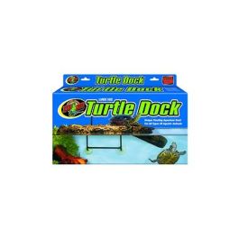 ZooMed Plataforma Flotante Auto-Nivelable Isla Turtle Dock para Tortugas Acuáticas, Asiento para Asoleo y UVB - Tamaño Pequeño