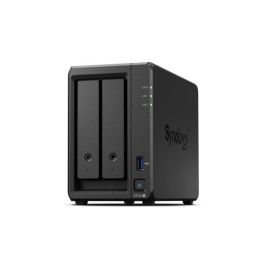 Synology DS723+ Servidor NAS 2 Bahías 3.5"/2.5" SATA y 2 M.2 NVMe SSD AMD Ryzen R1600 para Almacenamiento y Gestión de Datos