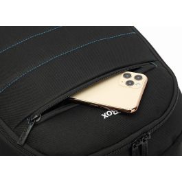 COOLBOX COO-BAG15-2N Mochila para portátil de 15.6" Negro Resistente al agua