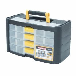 Plastiken 90004_NOIRE Caja de herramientas de 4 cajones pequeños, Titanio, Plástico Precio: 47.59000059. SKU: B1EG6G8EA9