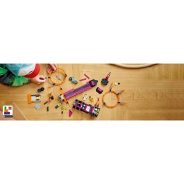 LEGO City Desafío Acrobático: Camión y Anillos de Fuego, Juego de Construcción 479 Piezas, 6+ Años
