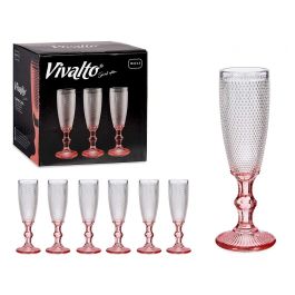 Copa Puntos Cava Pie Rosa 180Ml Vivalto 7X20CM (36 Unidades) Precio: 99.50000005. SKU: B1FEWWSD6Q