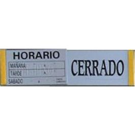 Duver Hor-2 Placa de Horario Plata Mate Precio: 24.50000014. SKU: B1GFC2Z75V