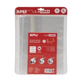 Apli Forro de Libros con Solapa Ajustable 290 mm, Polipropileno 75 Micras, Blíster 5 Unidades Precio: 3.50000002. SKU: B1F29A2H5R