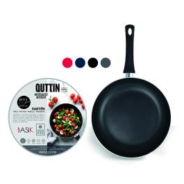 Set de 2 Sartenes de Aluminio para Inducción Basik Quttin - Inde (4 Cajas) Set de 2 Sartenes de Aluminio para Inducción Basik Quttin - Inde (4 Cajas)