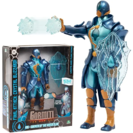Gormiti Figura Articulada Aqu con Ataque Ligero de Agua GRV071, 27 cm, a partir de 4 años