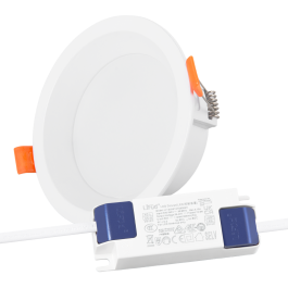 Downlight LED 12W 140Lm/W Driver LIFUD Flicker Free 6000ºK [HO-DL01-LI-12W-CW] Precio: 8.49999953. SKU: 15190631022979