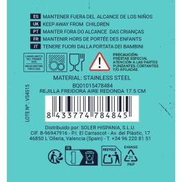 Rejilla Redonda Airfryer 17.5 cm Quttin - Inde (36 Unidades)