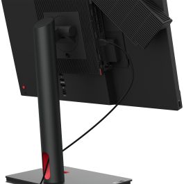 Lenovo TIO 24 Gen 5 Monitor 23.8" Full HD IPS para Tiny PC con Webcam 1080p, Micrófono y Altavoces para Videoconferencia