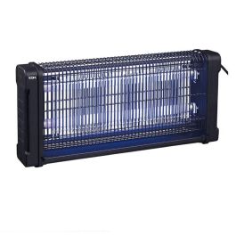 EDM Mata Insectos Eléctrico Profesional Negro, 2 x 10W, Cobertura 80 m² con Luz Actínica, 340°, Uso Interior, Incluye Cadena Precio: 34.50000037. SKU: S7900079