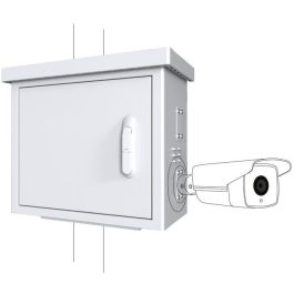 Lanview Armario CCTV Exterior Montaje en Poste Radius Midi 4 Cámaras 600x300x550mm Ventilado Doble Pared Acero RAL7035 Lanview Armario CCTV Exterior Montaje en Poste Radius Midi 4 Cámaras 600x300x550mm Ventilado Doble Pared Acero RAL7035