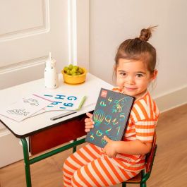 Apli Kids Pizarra LCD 20142 Aprende y Dibuja para Niños +3 Años Educativa Reutilizable