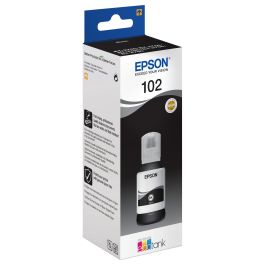 Epson Tinta Negra Botella 102 EcoTank para Et-2700, Et-2750, Et-3700, Et-3750, Et-4750