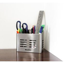 Quttin Bote Utensilios Inox 16 x 9 x 13 cm (12 Unidades) Quttin Bote Utensilios Inox 16 x 9 x 13 cm (12 Unidades)
