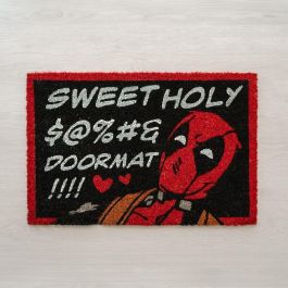 ERIK Felpudo Marvel Deadpool Fibra Coco 60x40cm Base PVC Antideslizante