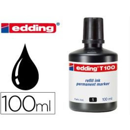 Tinta Rotulador Edding T-100 Negro Bote 100 mL Precio: 9.5900002. SKU: B144ZZ3XSJ