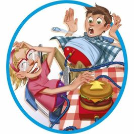 Lansay LAN3181860751947 Burger Boom - Juego de mesa infla la barriga ¿Quién hará BOOM? para 5 años