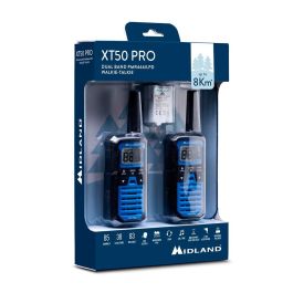 Midland Walkietalkies Xt-50 Pro C1464, 16 Canales PMR446, Alcance 8 km, Azul Midland Walkietalkies Xt-50 Pro C1464, 16 Canales PMR446, Alcance 8 km, Azul