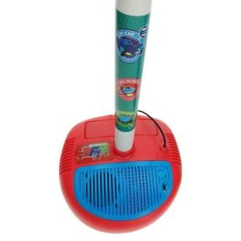 Reig Guitarra y Micrófono de Pie PJ Masks con Amplificador (Altura Regulable)