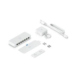Ubiquiti Switch L2 8 Puertos RJ-45 GbE PoE 52W – Compacto y Montable – 16 Gbps Capacidad Conmutación