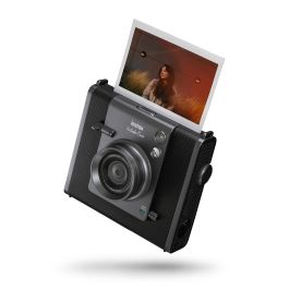 Fujifilm Instax Wide Evo Cámara Instantánea Digital - Negro, Sensor CMOS, Bluetooth 5.1, USB-C, Batería de Ión de Litio