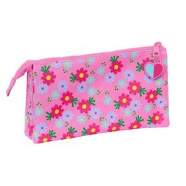 Portatodo Triple Trolls Rosa 22 x 12 x 3 cm Portatodo Triple Trolls Rosa 22 x 12 x 3 cm