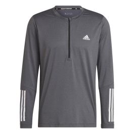 Camiseta de Manga Larga Hombre Adidas HD3538 Gris oscuro (XL)