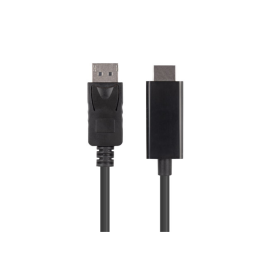 Lanberg Cable DisplayPort a HDMI, Macho a Macho, 1m, Full HD 1080p, Con Conversor de Señal, Negro Precio: 7.79000057. SKU: S5621719