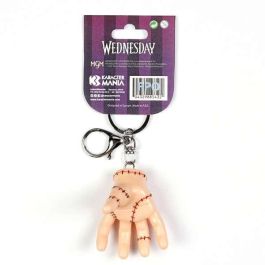 Karactermania Llavero Miércoles 3D de Plástico ABS, Hueso, 5x4.5x6 cm