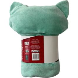 Pokemon AAANH58708 Manta Polar con Capucha 3D Bulbasaur - 120 x 150 cm