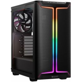 be quiet! Pure Base 501 DX Caja PC Midi Tower Negra con Ventana Lateral, Iluminación RGB, Compatible ATX, Filtro Antipolvo