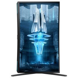Samsung LS32BG850NPX Monitor Gaming 32 Pulgadas, 4K UHD, Mini-LED, Quantum HDR 2000, 240Hz, 1ms, Curvo 1000R, Freesync Premium Pro, G-Sync Compatible, Blanco