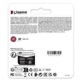 Kingston Tarjeta de Memoria SDXC Canvas React Plus 512GB Clase 10 UHS-II U3 V60 Velocidad 280MB/s Lectura 150MB/s Escritura XC