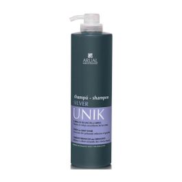 Champú Silver Unik 1000ml para cabello blanco o rubio claro - Arual | Neutraliza matices amarillos y aporta brillo Precio: 21.49999995. SKU: SLC-81660