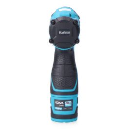 Koma Tools Kit Taladro Percutor Brushless 12V, Modelo 12V-TPB-K, con Batería 2.0Ah, Cargador y Maletín de Accesorios (Puntas, Portapuntas Imantado)