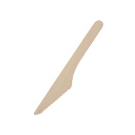 Set de 12 cuchillos desechables de madera Wooow (36 Unidades) Set de 12 cuchillos desechables de madera Wooow (36 Unidades)