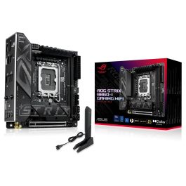 ASUS ROG STRIX B860-I GAMING WiFi Placa Base Intel LGA 1851 para Procesadores Intel Core Ultra, Soporte DDR5, Factor de Forma mini ITX Precio: 312.50000023. SKU: B15CBJQLZV