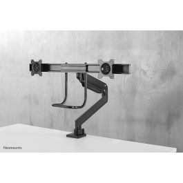 Neomounts NM-D775DXBLACK - Soporte de mesa para dos pantallas planas hasta 32" (81 cm) y 8 kg