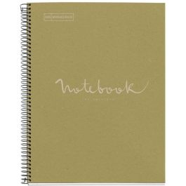 Miquelrius Cuaderno NB-1 6091 A4 80 Hojas Cuadriculado 5mm, 100% Reciclado, Certificado Blue Angel y UE Ecolabel