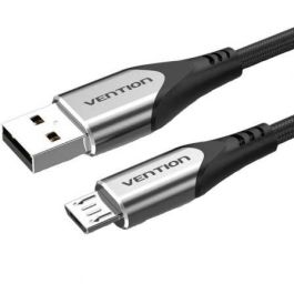 Vention COAHG Cable USB 2.0 Trenzado Nylon USB-A a Micro USB-B 1.5m Gris Carga Rápida 3A 480Mbps Huawei Xiaomi Samsung Precio: 5.89999993. SKU: B1AWPLVR7T