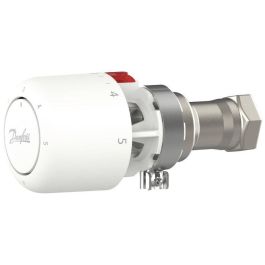 Danfoss RA/V, BIS Termostato Inteligente para Calefacción con Sensor Incorporado y Rango 7-28°C