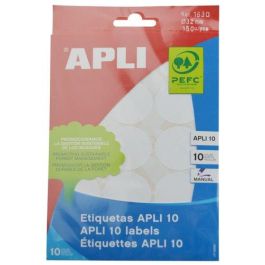 Etiquetas Adh.Manuales Bolsa Apli Blancas 10H Redondas Ø 32 Mm 150 Uds.(01630) 10 unidades Precio: 13.59000005. SKU: B1A7PSEN65