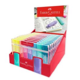 Marcador Fluor Faber-Castell Textliner 1546 Pastel Estuche De 8 Expositor De 11 (10 + 1 Sin Cargo) (2X Amarillo, Rosa, Albaricoque, Lila, Azul Palido, Turquesa Y Aquamarina) Precio: 56.78999964. SKU: B1AEPCJFGP