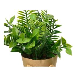 Planta artificial con maceta de papel de 18cm modelos surtidos 808607