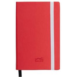 GALGO Cuaderno A6 80H Liso Tapa Dura Rojo Precio: 3.50000002. SKU: B1FR32J659